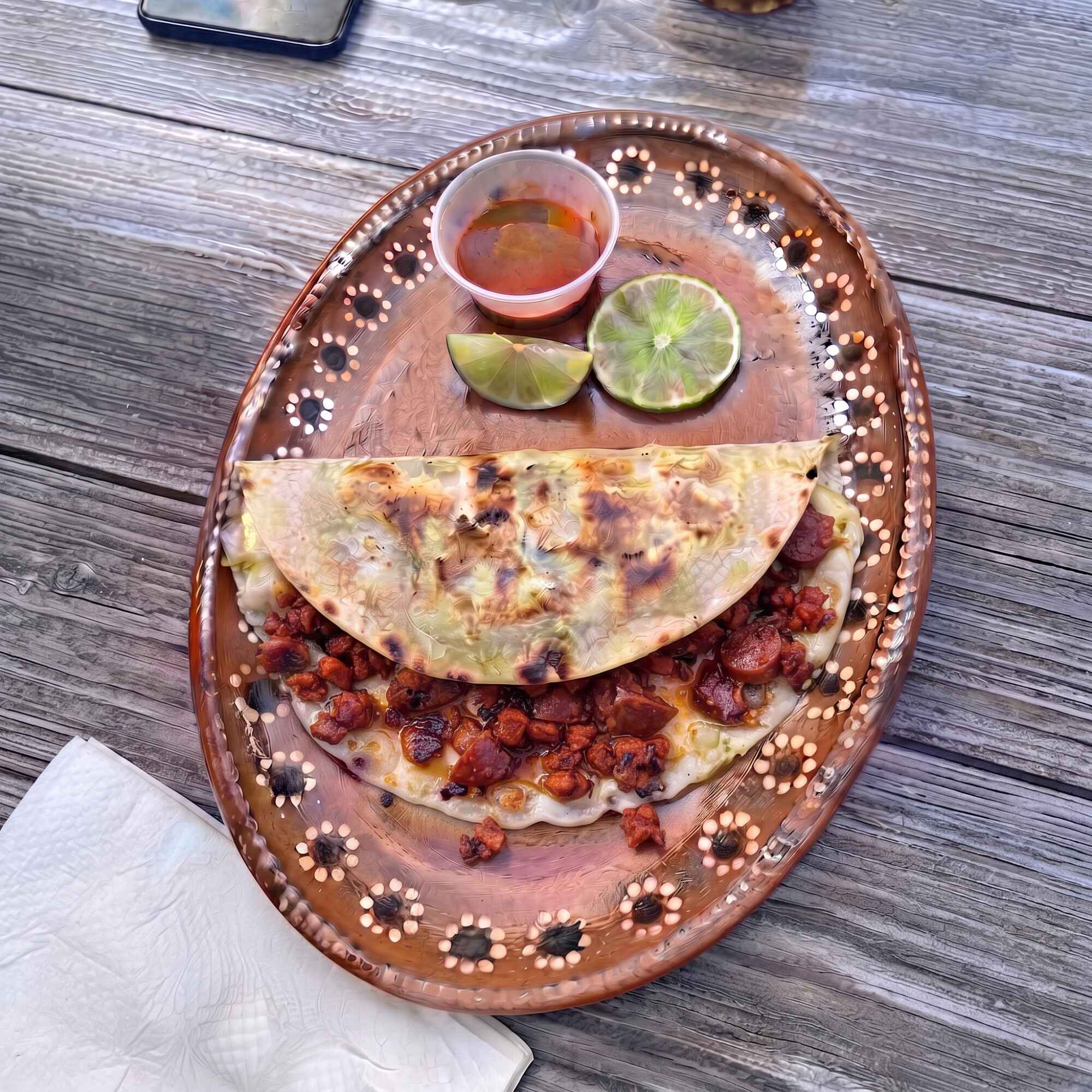 Quesadilla de Chistorra