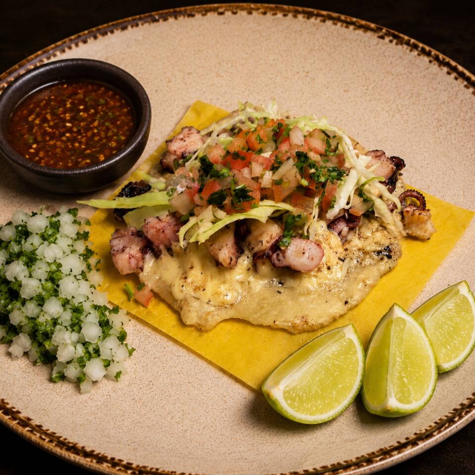 Taco Gobernador De Pulpo