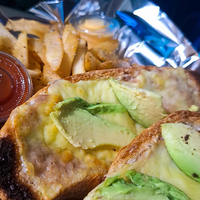 Mollete Tradicional con papas