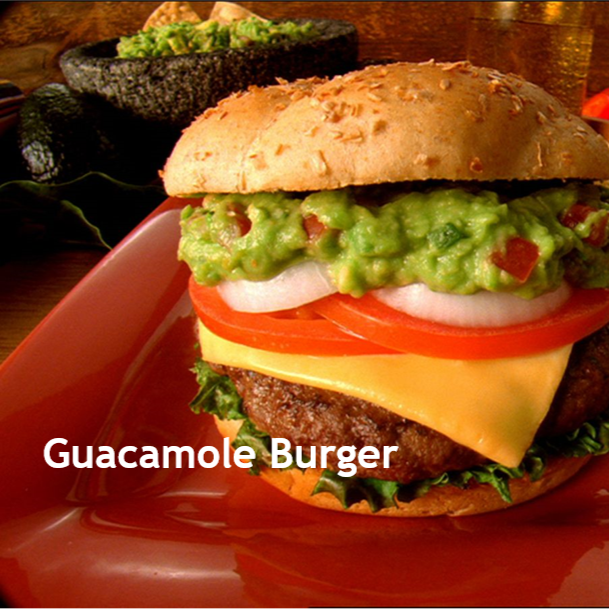 Guacamole Burger con Papas