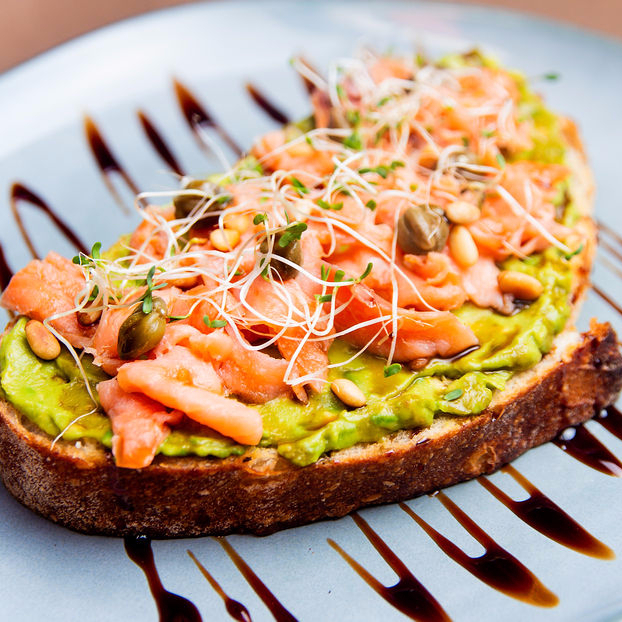 Salmon toast