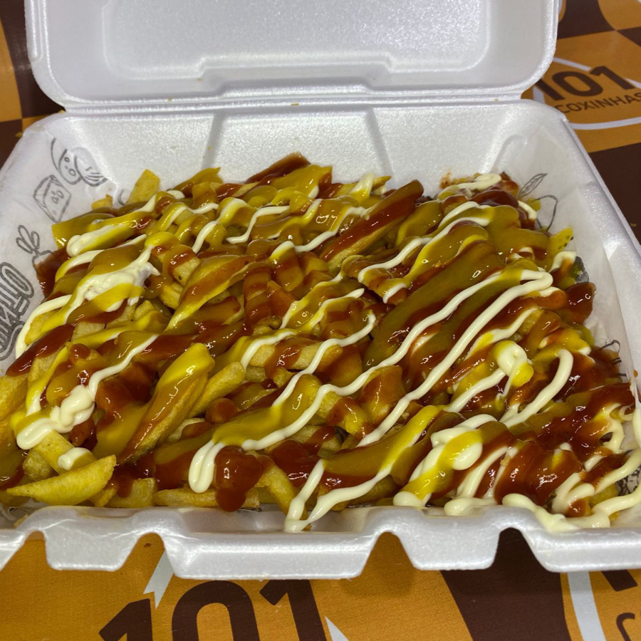 Este item contêm: - Batata Palito. -Ketchup. -Maionese. -Mostarda. Caso queira retirar algum complemento informar na observação.