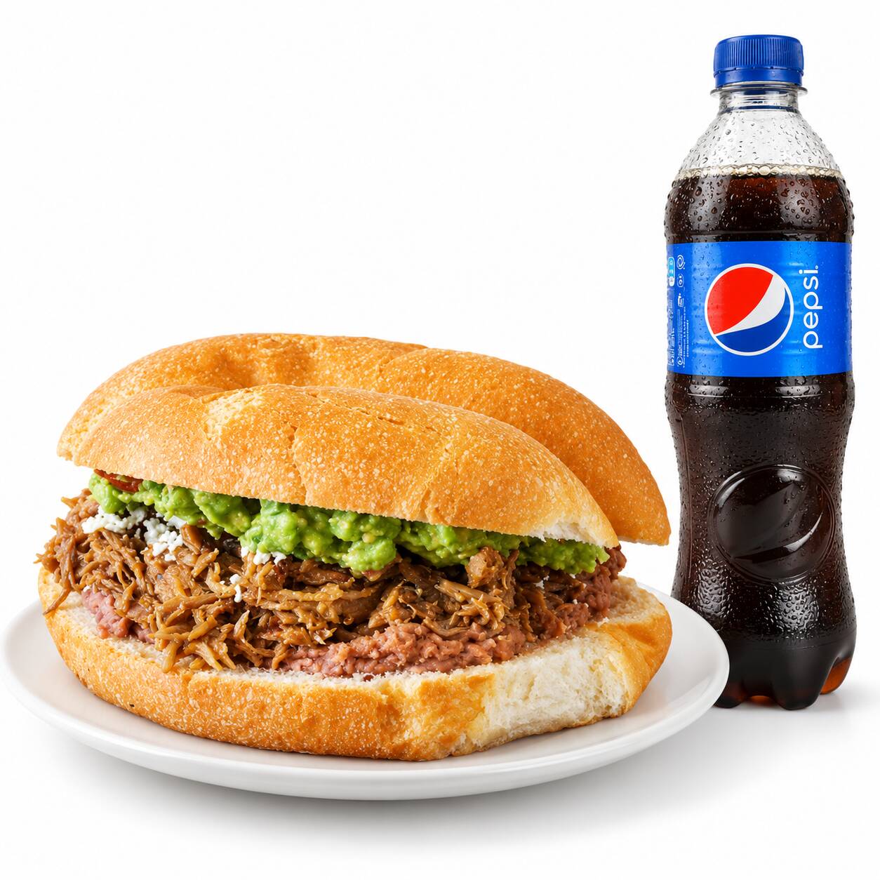 Torta de Barbacoa + Bebida