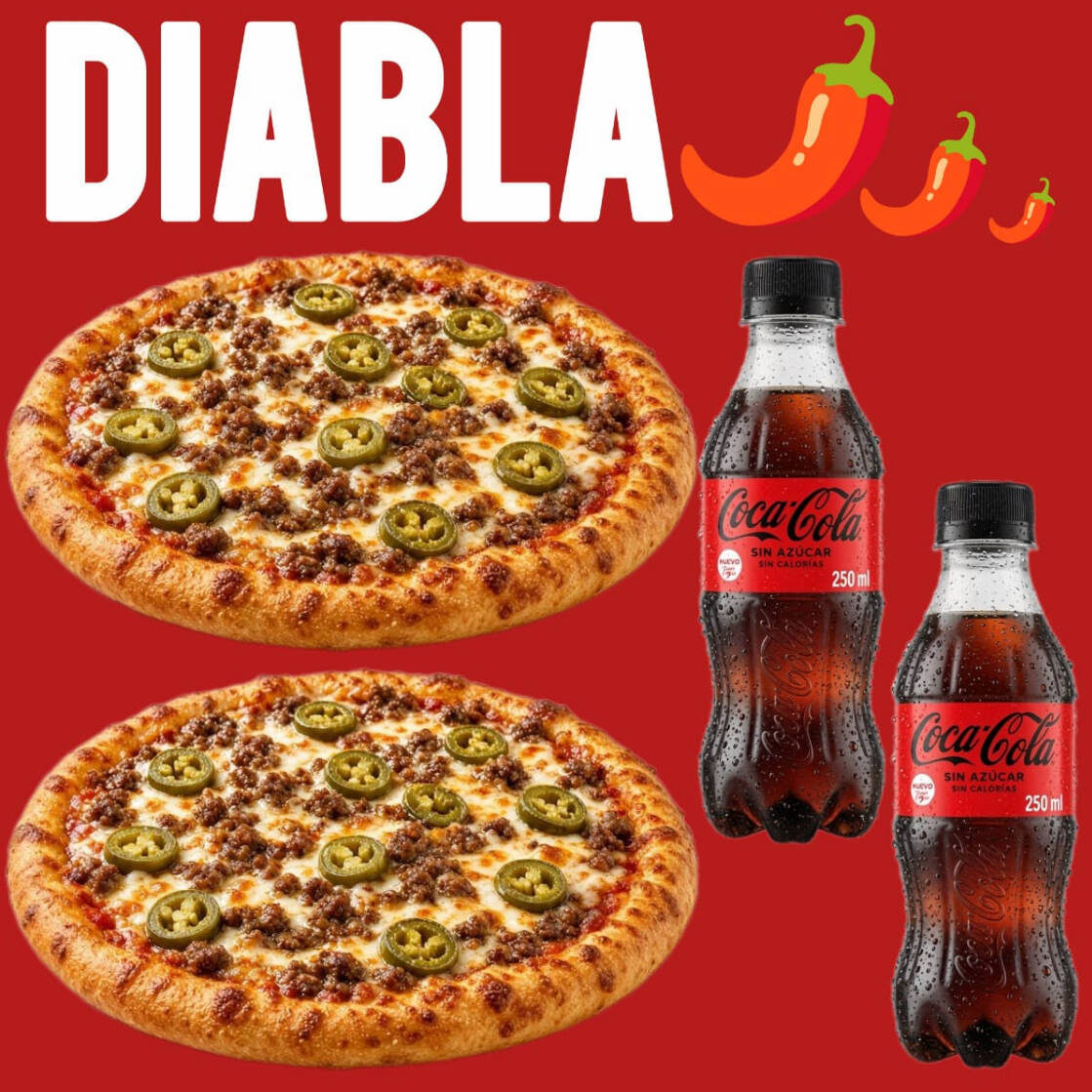 COMBO DUO DIABLA JUNIOR + GASEOSAS