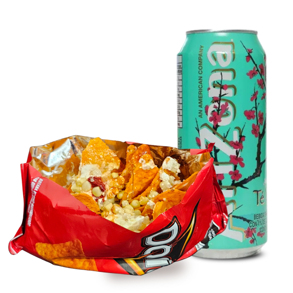 Sabritas preparadas + Arizona