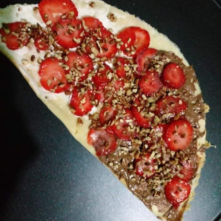 Crepa Clásica Nutella-Fresa