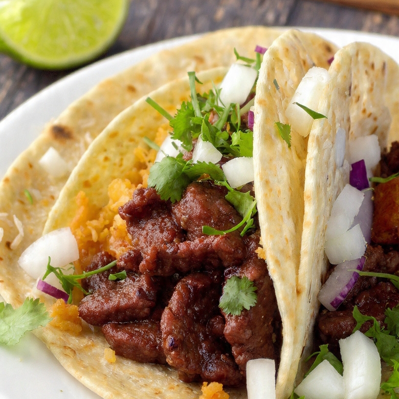 Taco De Chorizo En Harina