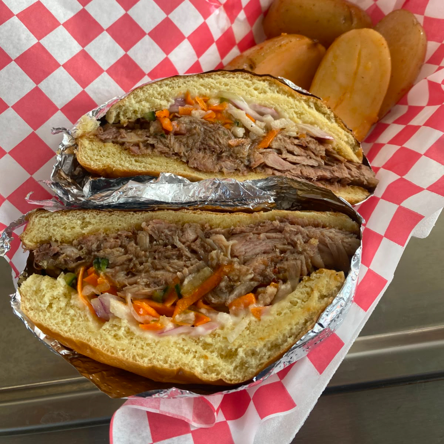 SLIDER DE PULLED PORK