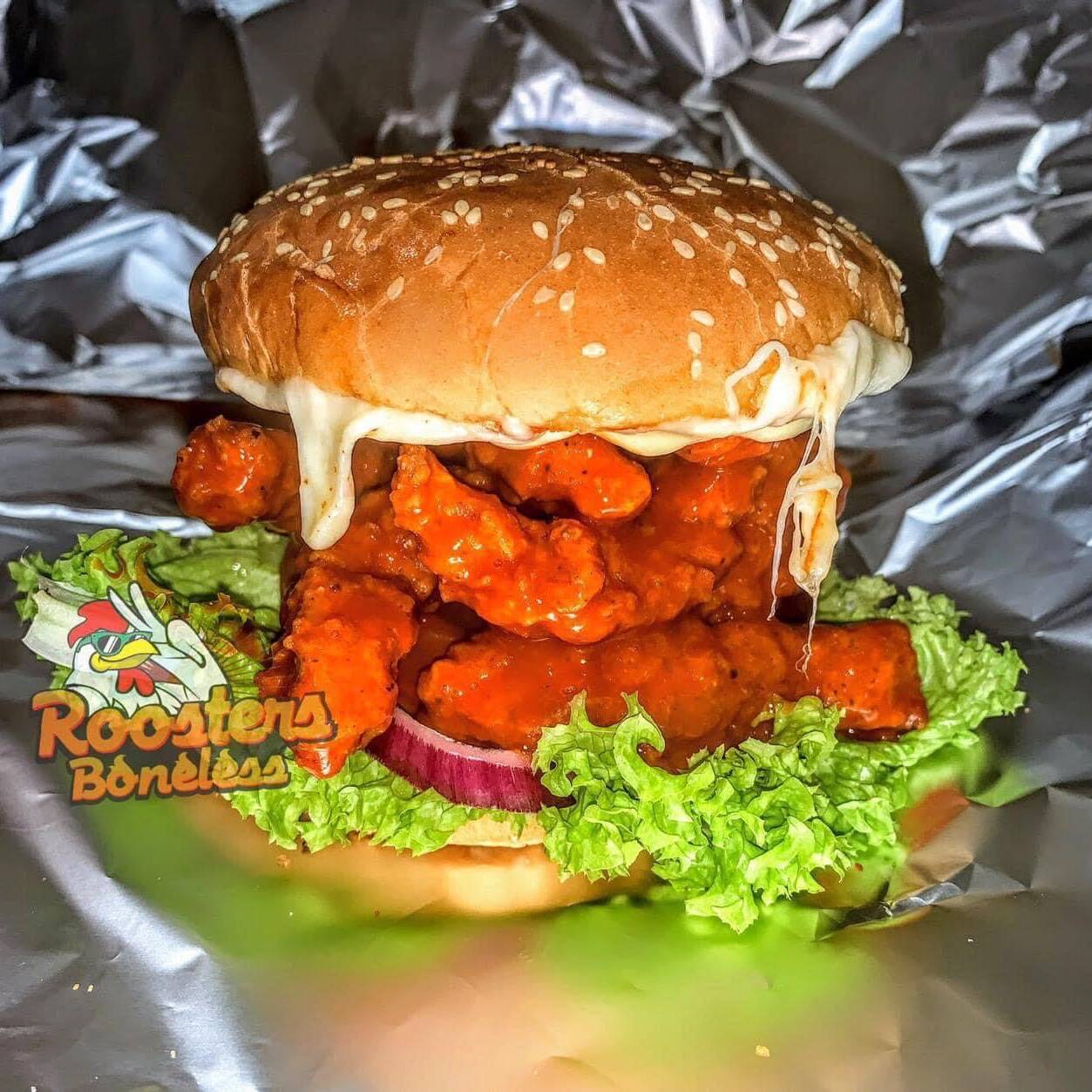 Hamburguesa de Boneless y Aderezo