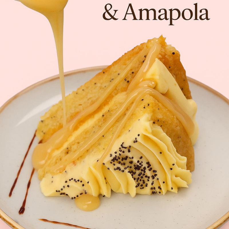 Torta Limón con Amapola