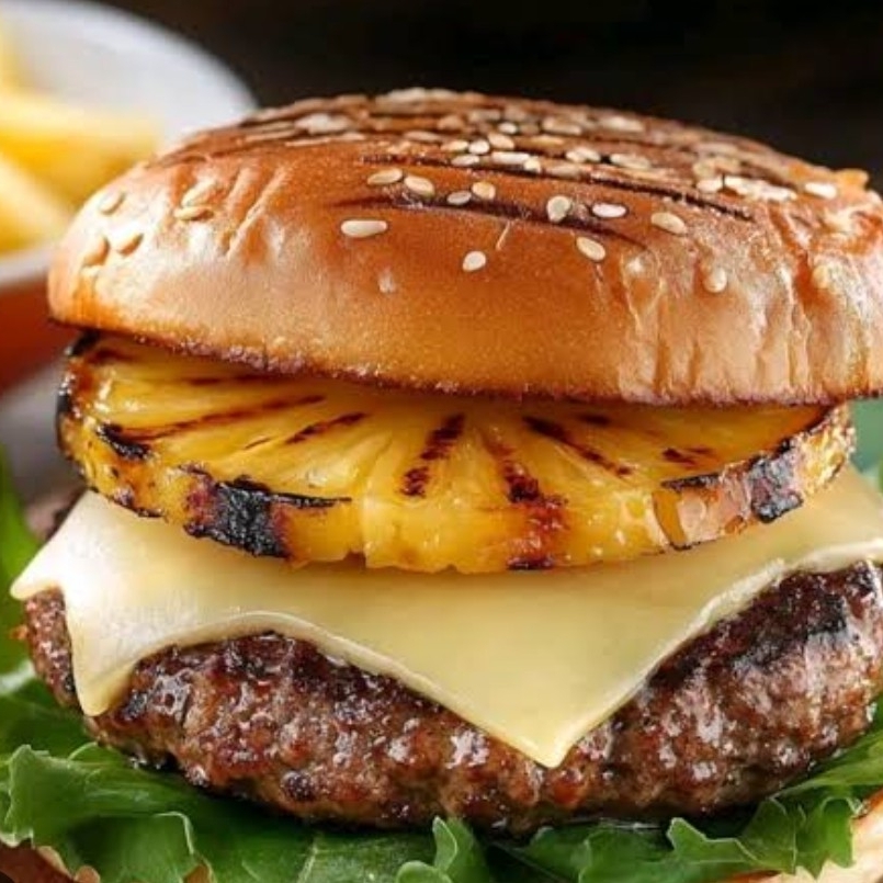 3 HAMBURGUESAS HAWAIANAS