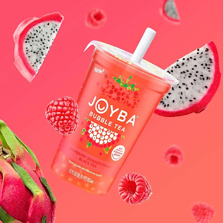 Bubble Te Raspberry Dragón Fruit 355 Ml