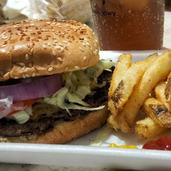Hamburguesa Con Papas