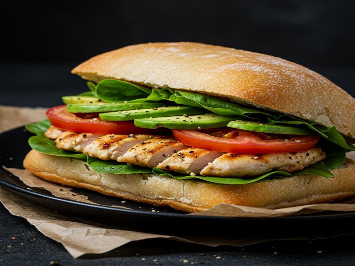 Sánguche de Pollo Palta