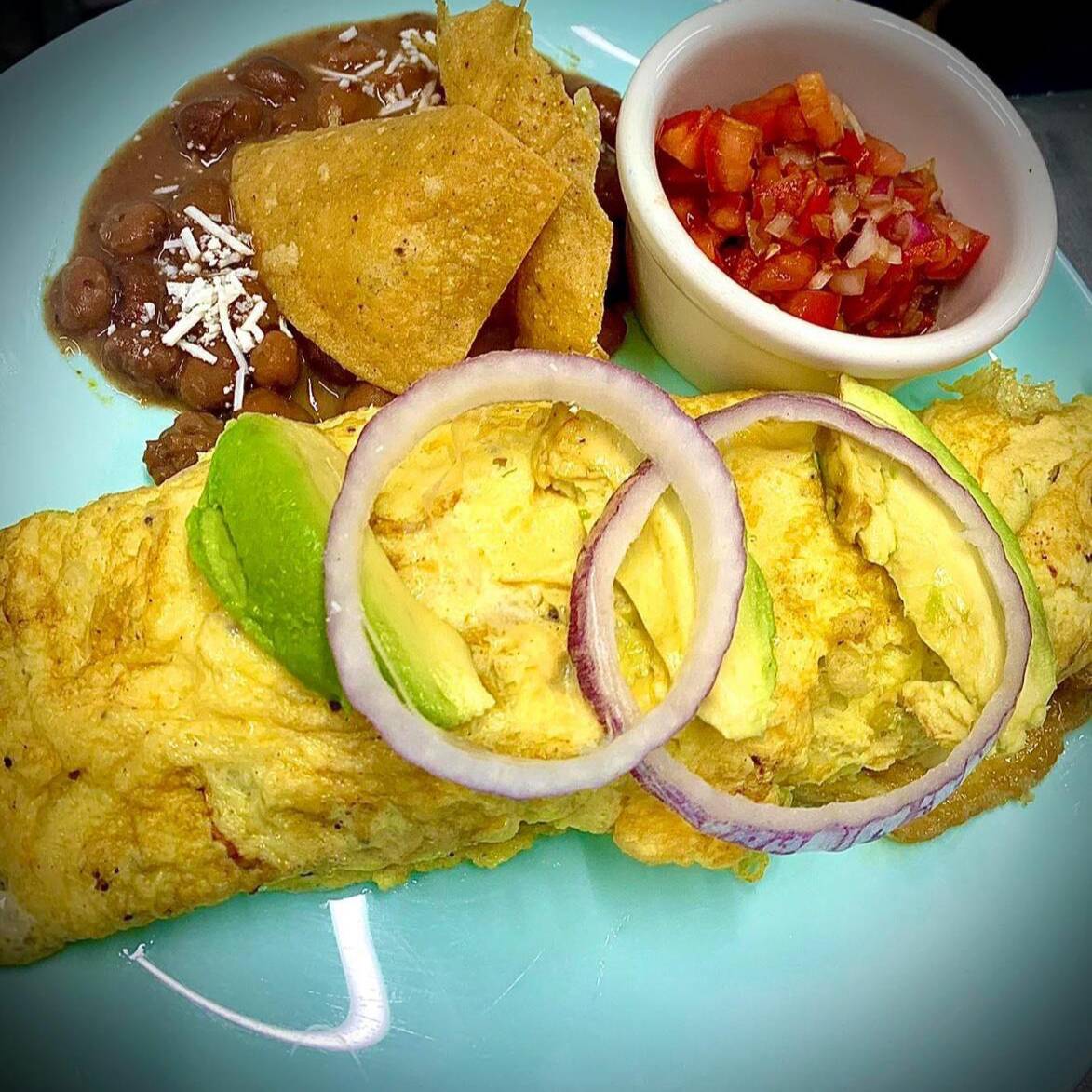 Omelette Jamón con Queso