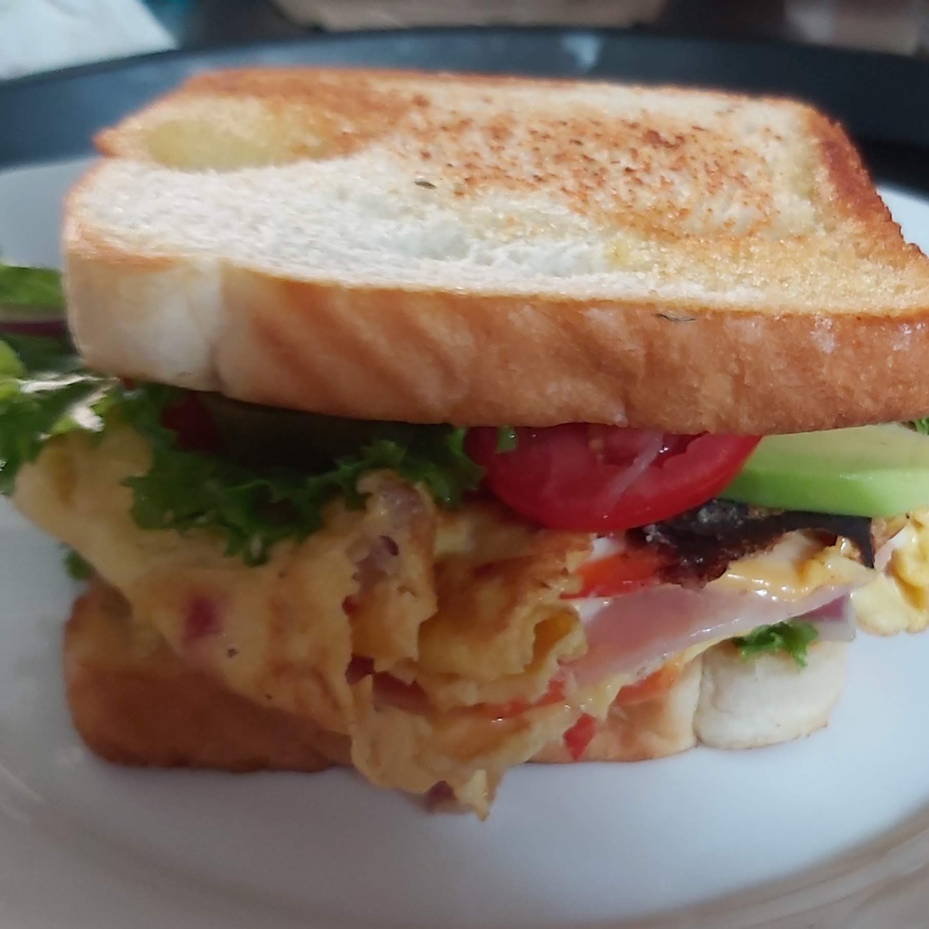 Sandwich de pollo sencillo