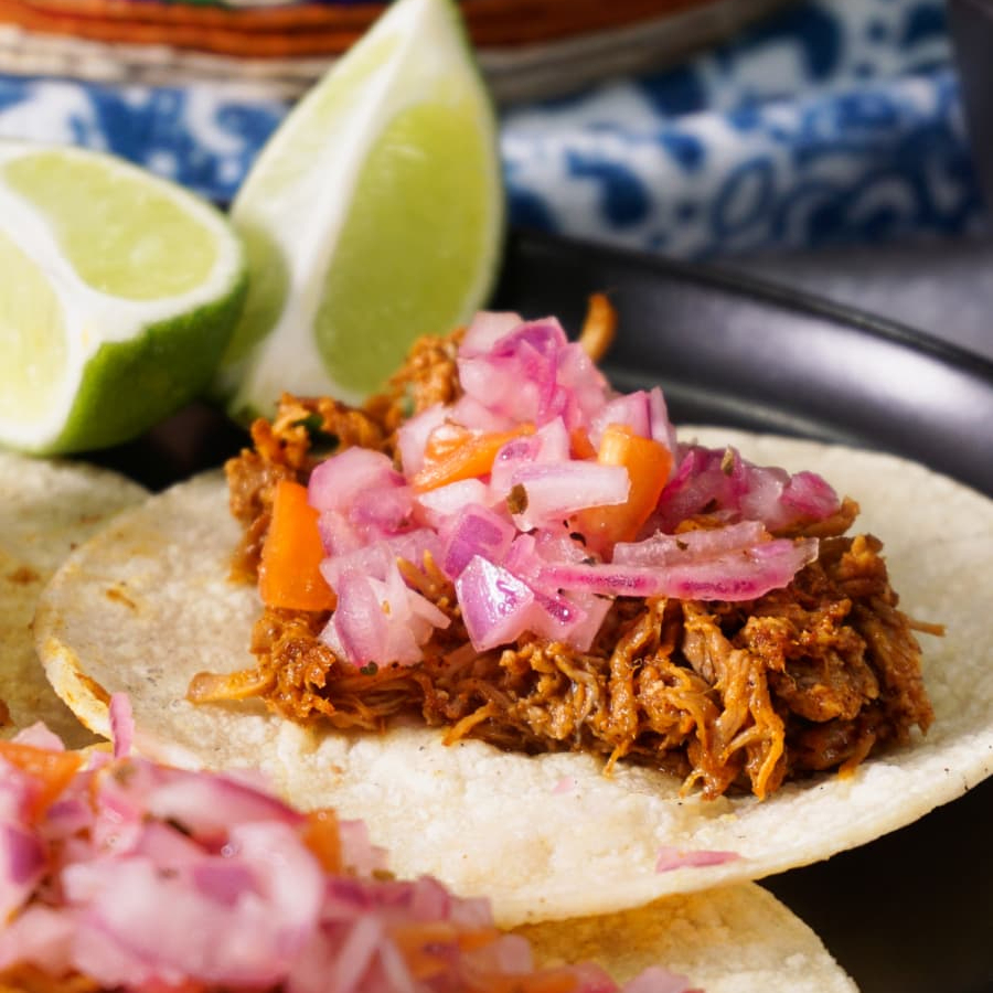Taco De Cochinita Maiz