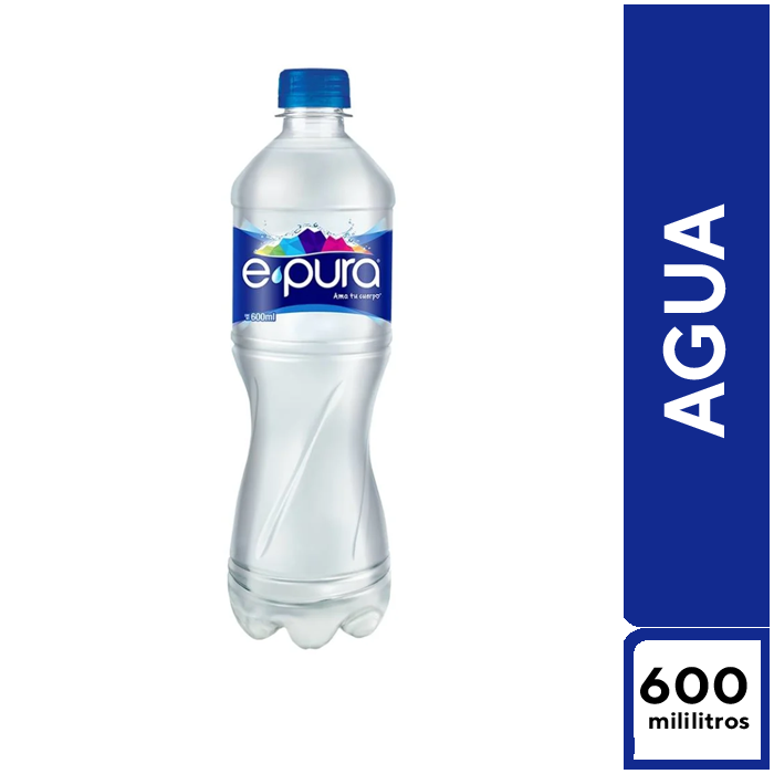Agua e-Pura 600ml.