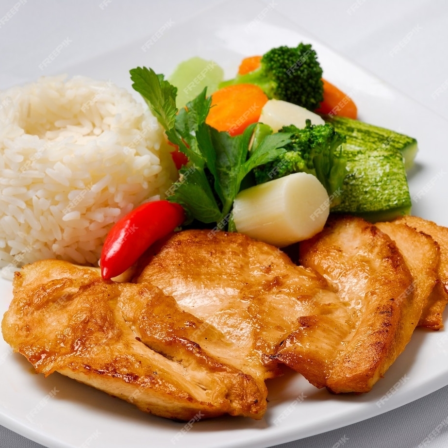 Pechuga Asada + Agua