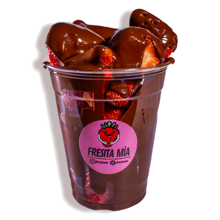 FRESAS CON CHOCOLATE GRANDES