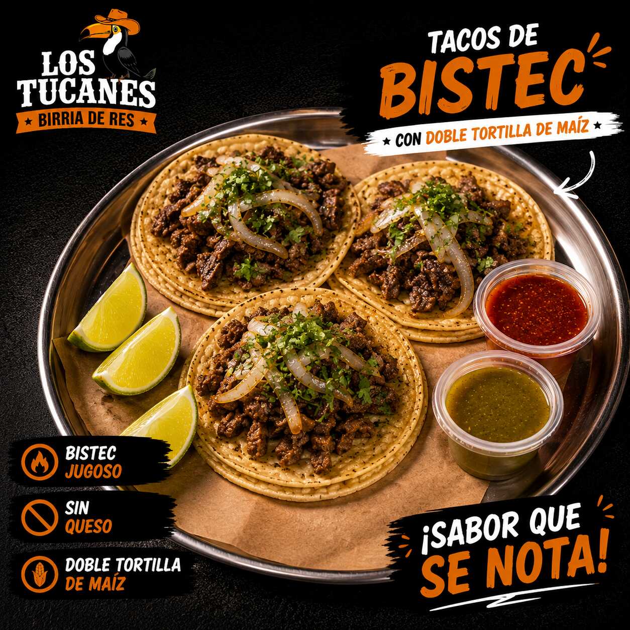 1 Taco de Bistec