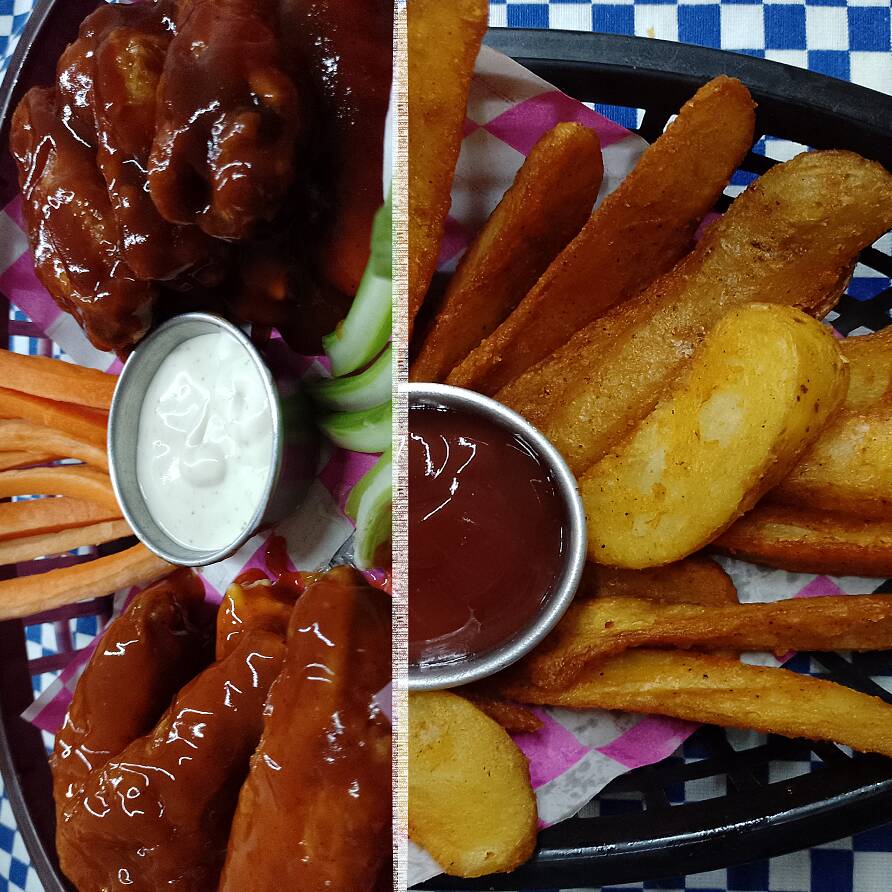Combo-18 Alitas + Papas Gajo
