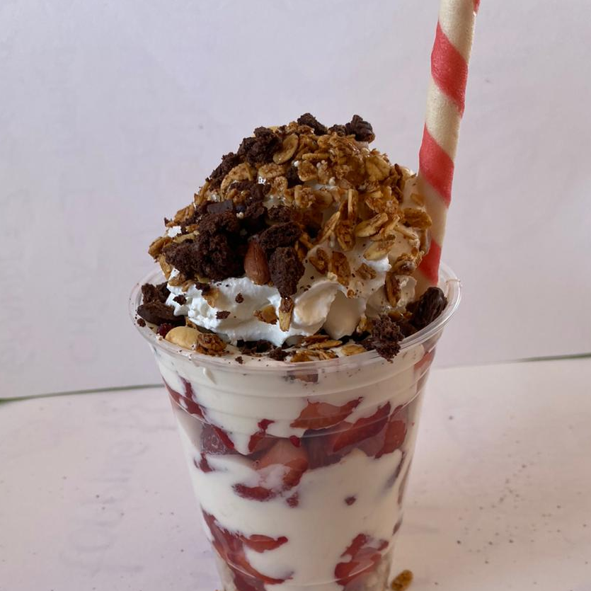 Fresas con crema medianas 12 oz