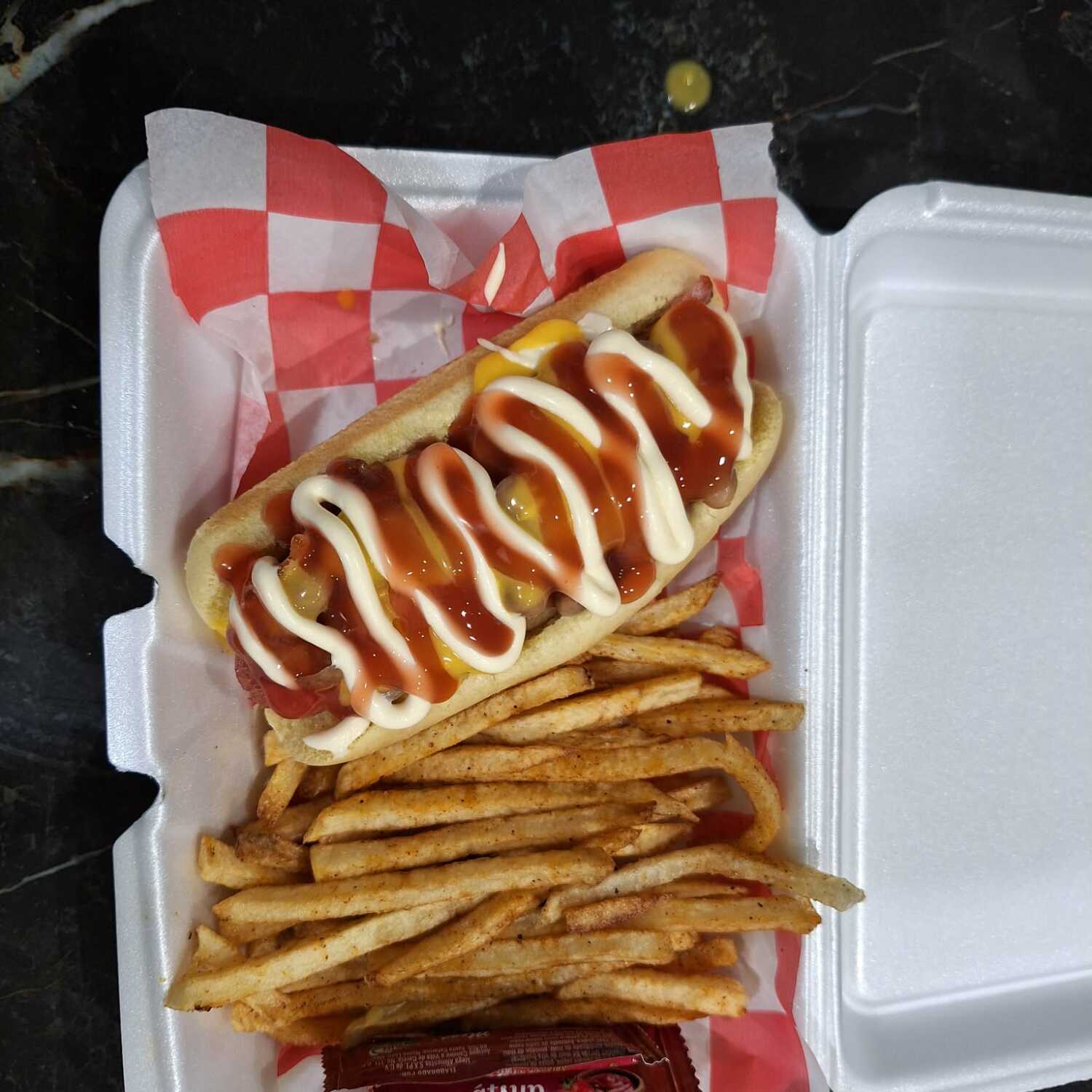 Hot Dog con papas
