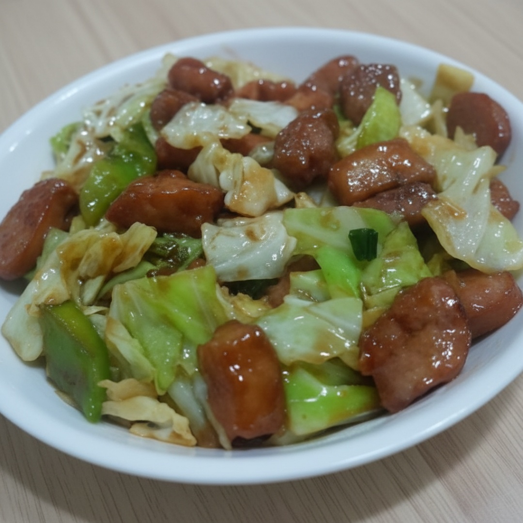 Champignon, pimentão, missô com molho levemente picante.