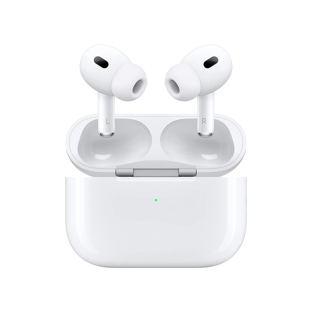 Os Fones de Ouvido Sem Fio Airpods Pro oferecem uma experiência sonora premium com cancelamento de ruído ativo, garantindo imersão total na música, chamadas e entretenimento. Seu modo ambiente permite ouvir o som ao redor sem remover os fones, proporcionando mais segurança e praticidade no Dia a Dia. Com áudio espacial, graves potentes e equalização adaptativa, entregam um som equilibrado e de alta qualidade. O design ergonômico e as pontas de silicone ajustáveis garantem conforto e encaixe perfeito. A conexão via Bluetooth proporciona emparelhamento rápido e estável com iphone, ipad e dispositivos Android. A bateria de longa duração, aliada ao estojo de carregamento Magsafe, garante mais horas de uso sem interrupções. Perfeitos para quem busca fones de ouvido sem fio com qualidade de som superior, tecnologia avançada e máximo conforto.       Fones de ouvido sem fio, Airpods Pro, cancelamento de ruído ativo, modo ambiente, áudio espacial, graves potentes, Fone bluetooth