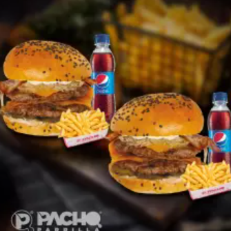 Combo Doble Hamburguesa Doble Carne
