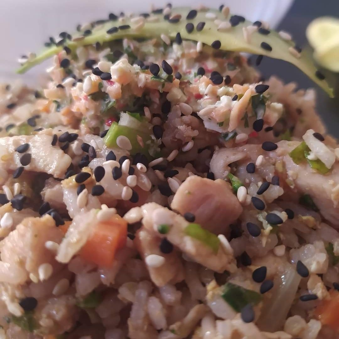 Yakimeshi de Pollo