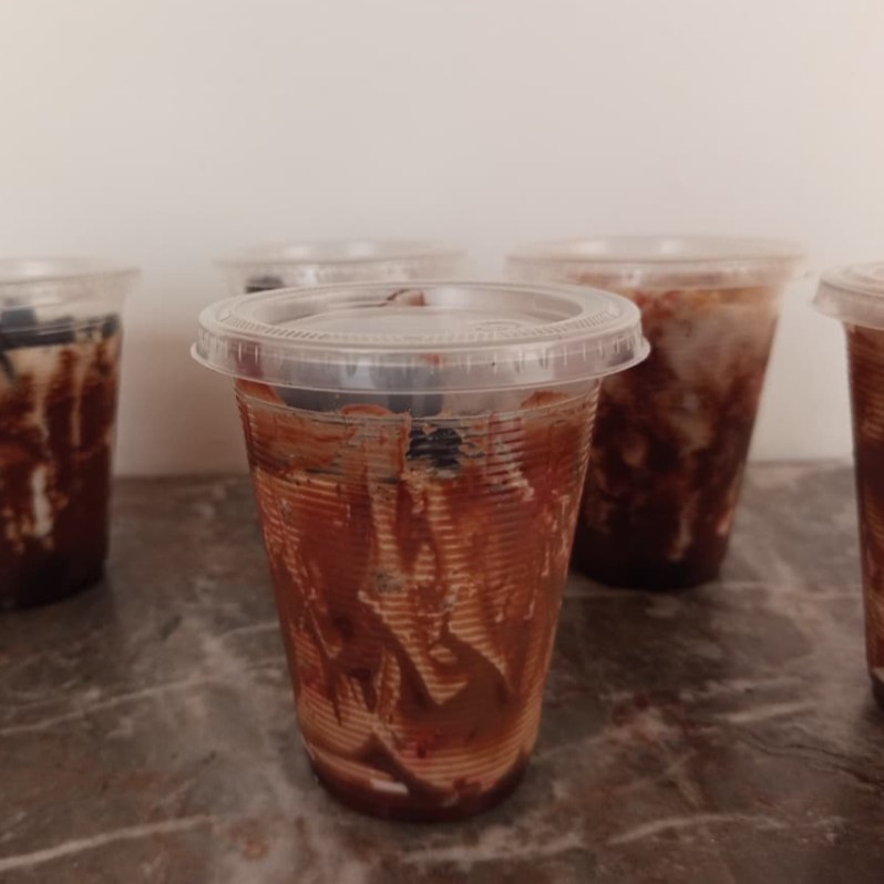 Fresas con crema Jumbo - Nutella con Oreo