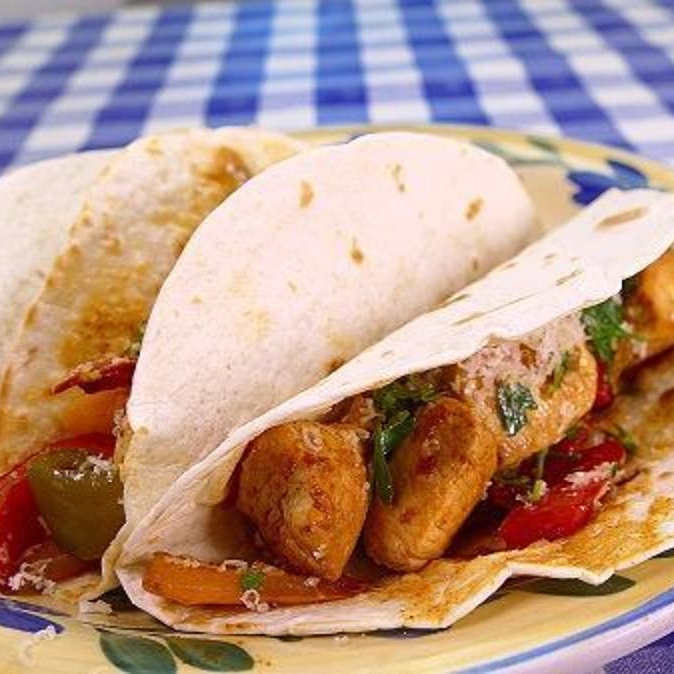 Tacos de carne al chipotle ron x4