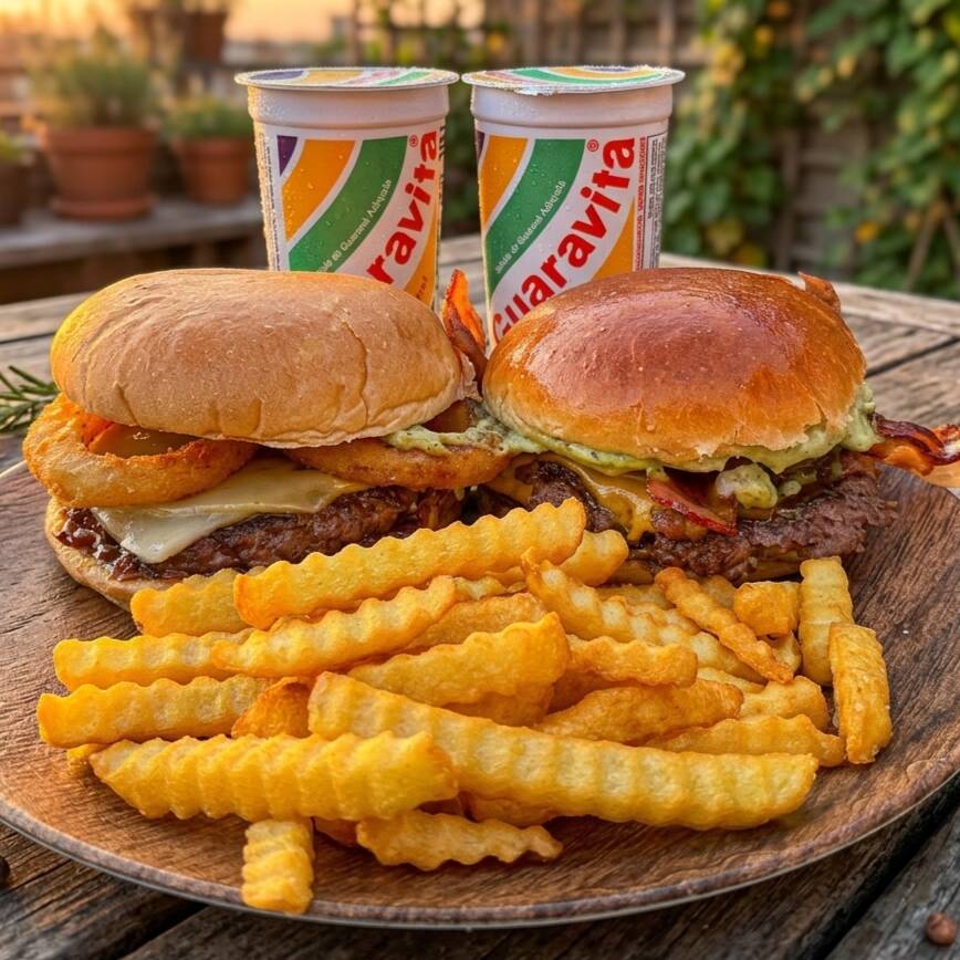 A combinação perfeita que incluem nosso Pão de brioche com carne suculenta de 150g com queijo mussarela, 04 unidades de aneis de cebola com uma generoza camada de molho verde da casa, e para dar aquele toque agridoce nossa geleia de pimenta que dá o toque final no King. Nosso duplo cheddar é um dos mais vendidos sendo nosso pão top com 02 carnes bem passadas de 90g com queijos cheddar fatiados e fatias de bacon com nossa maionese verde da casa.