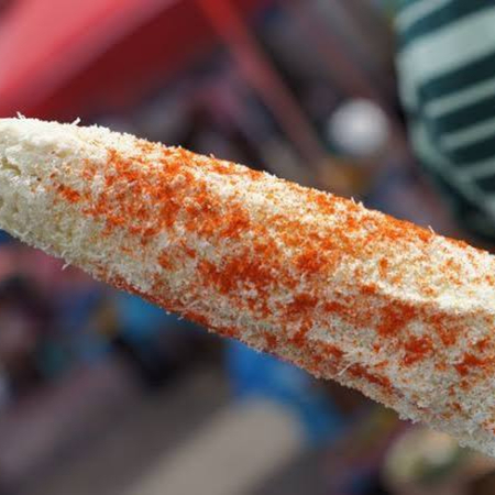 Elote en palo blanco