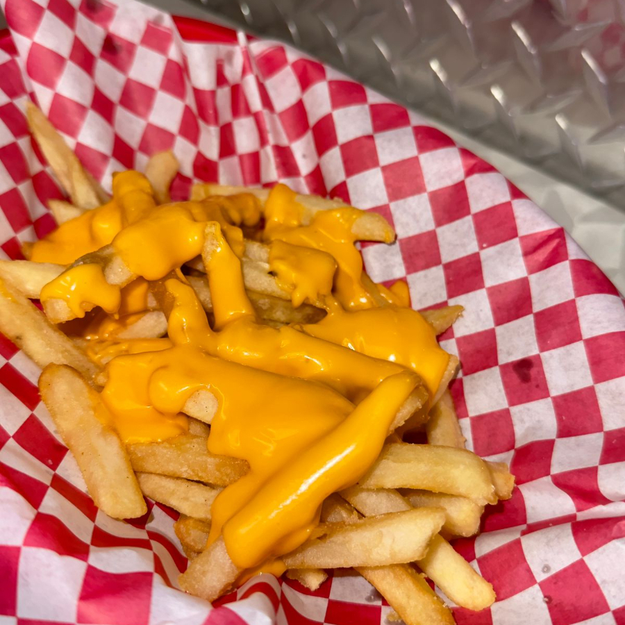 Fries con Queso Cheddar Americano