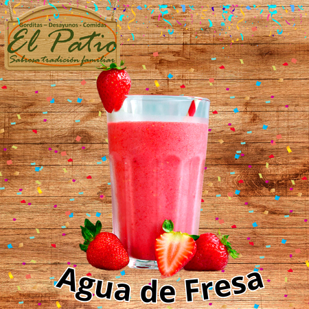 Agua de Fresa Natural