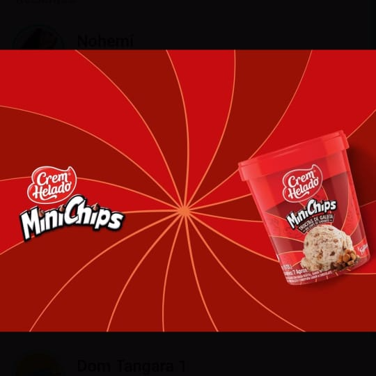 Medio Litro de Helado MiniChips - 300g