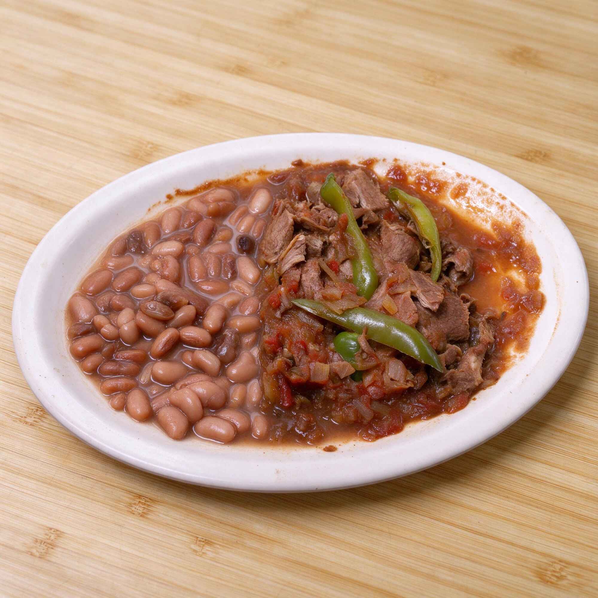Bistec a la Mexicana (comida corrida)