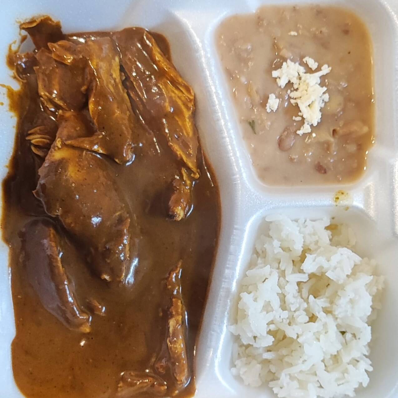 Pollo En Mole Combo