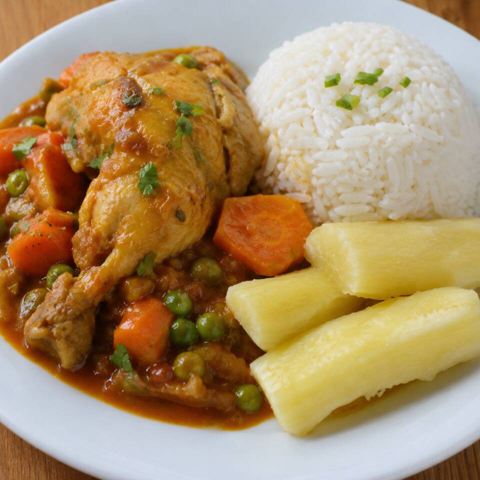 Estofado de Pollo con Yuca
