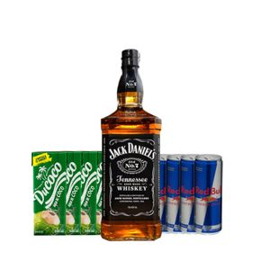combo de jack daniels'
4 gelo
4 red bull