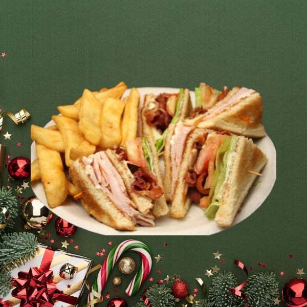 Comida Completa de Club Sandwich