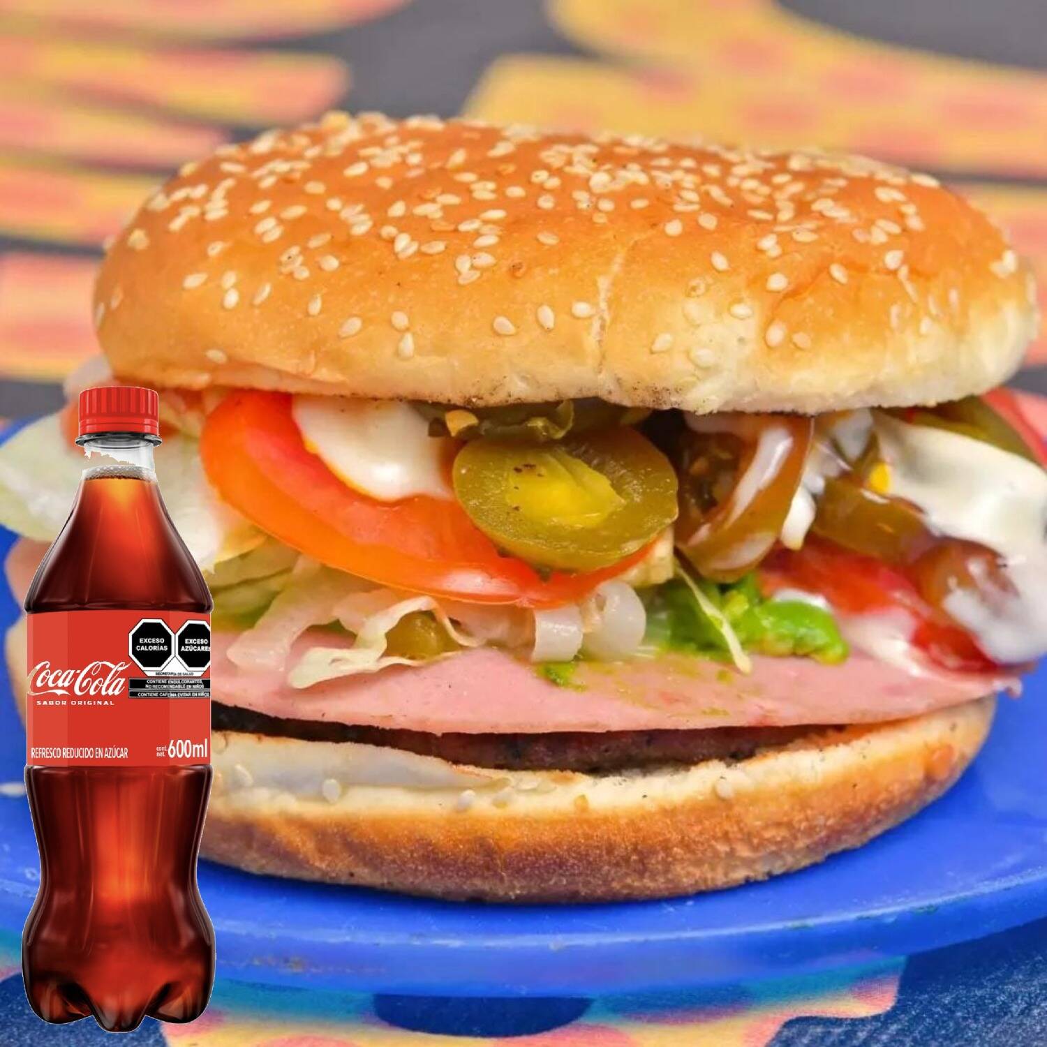 Combo-Coca Cola Salchiburger + Coca 600ml