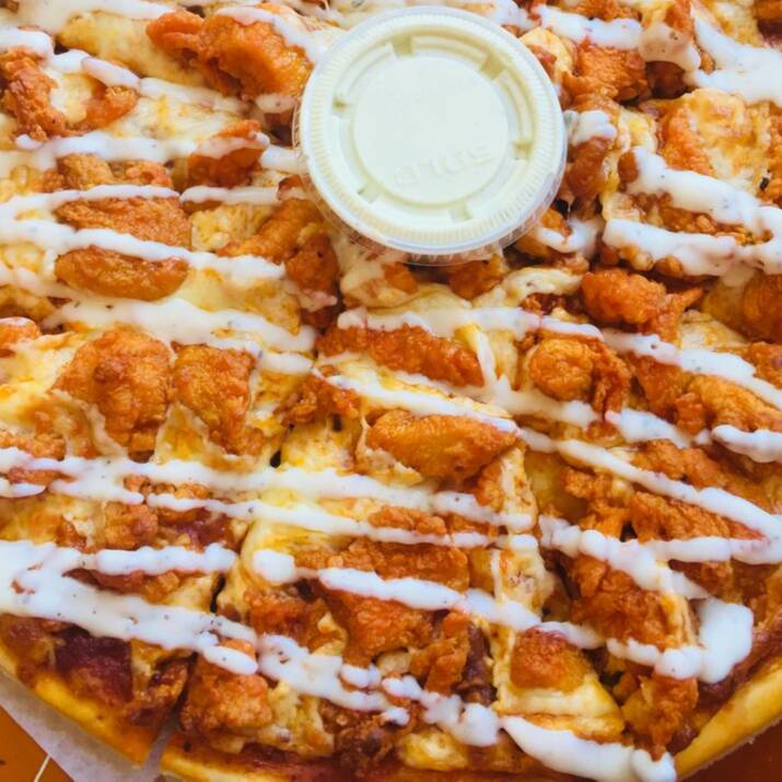 Pizza Boneless Salsa BBQ Familiar
