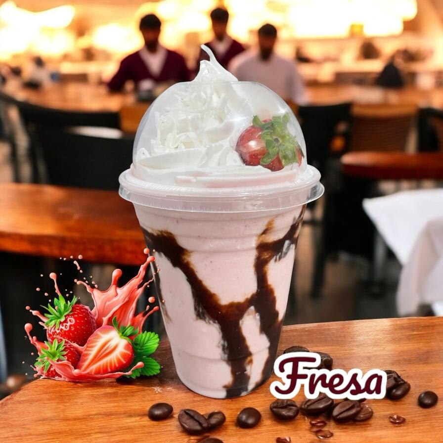 Frappé FRESAS Con Crema