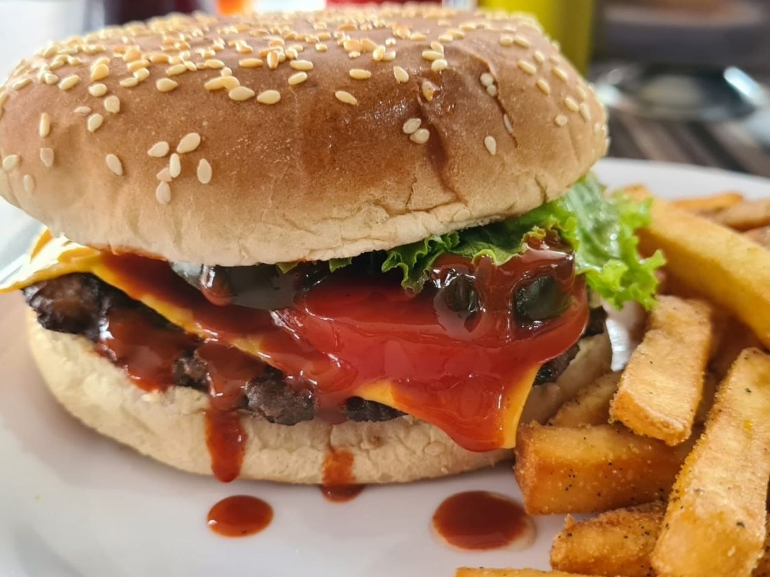 Hamburguesa con Salsa