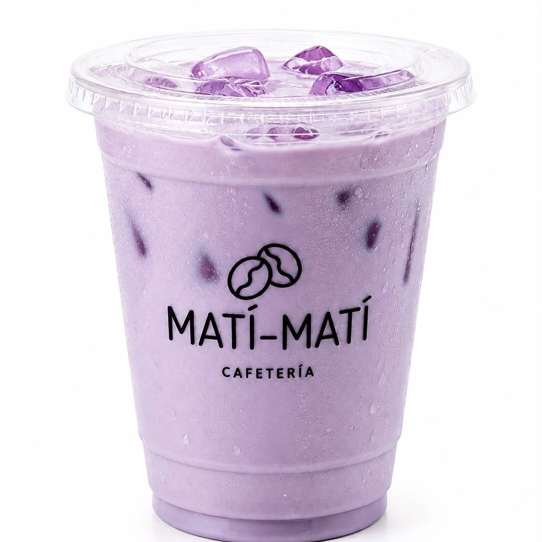 Taro Latte 12 Oz