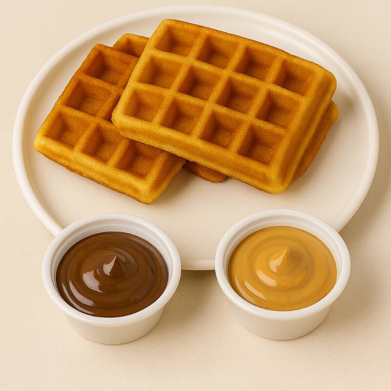 Waffle de Peanut Butter